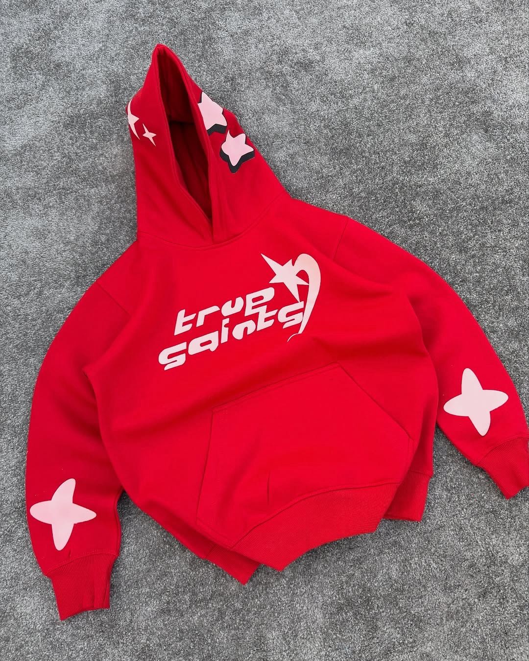 Custom cut and swen screen printed hoodies made from scratch✂️ image