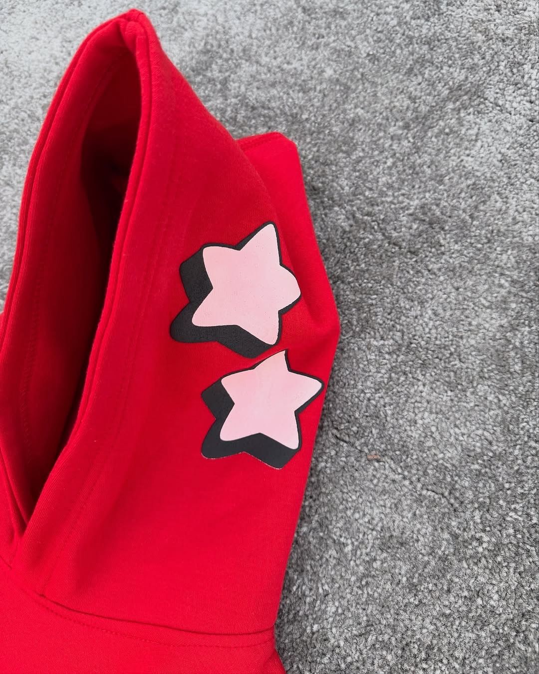 Custom cut and swen screen printed hoodies made from scratch✂️ image