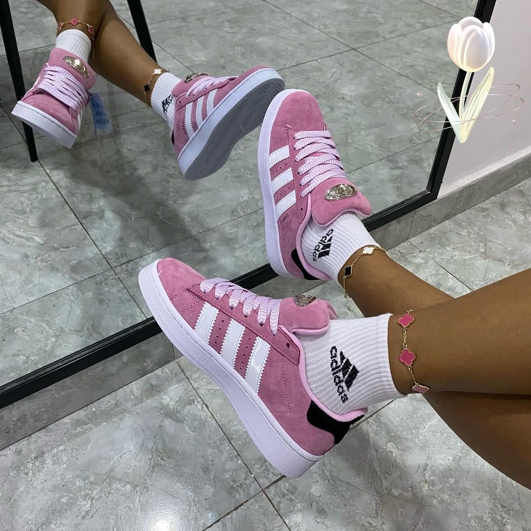 Adidas Campus 00s – Pink Suede & Cloud White image