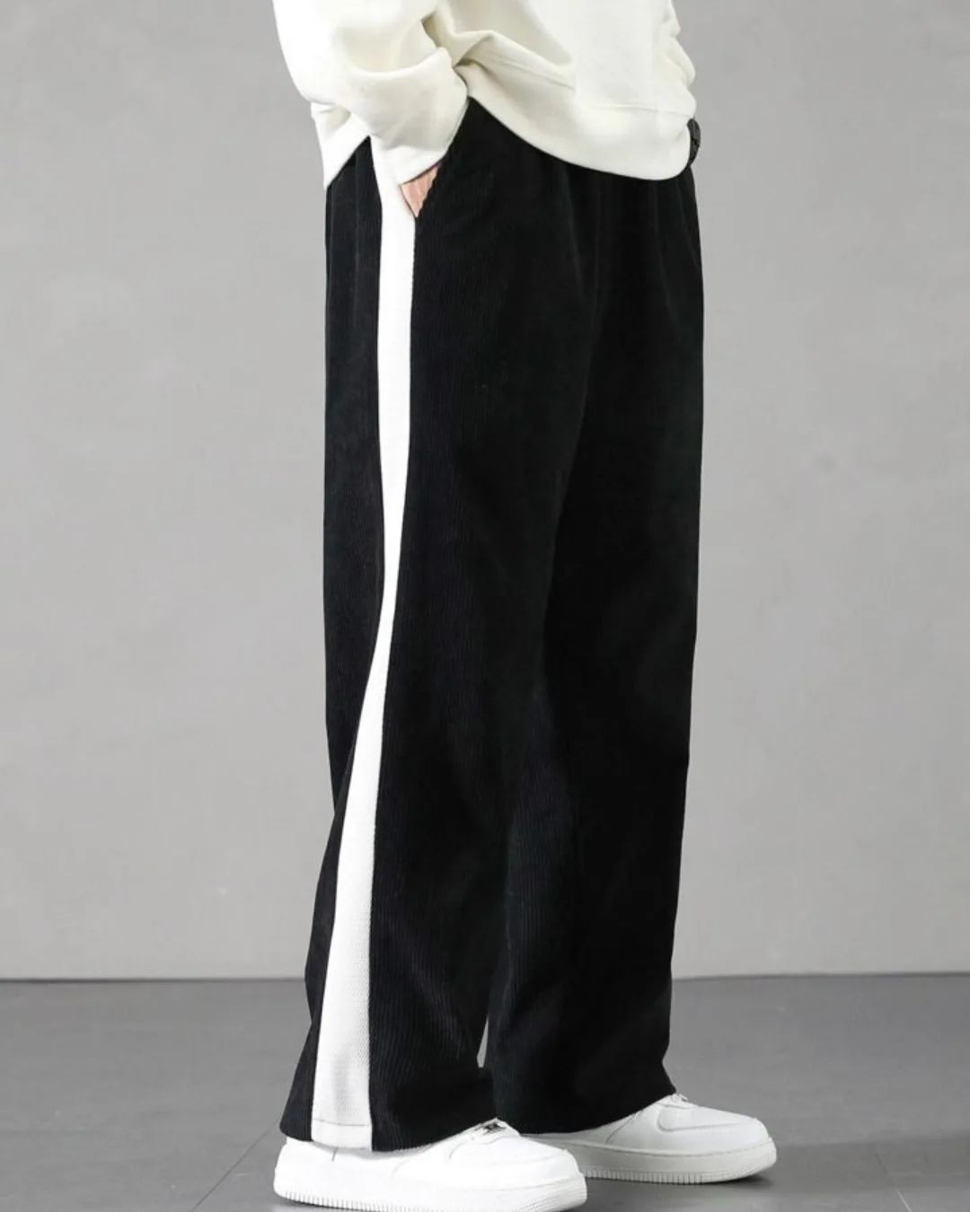 The "Stripe" Collection: Custom Straight-Leg Joggers image