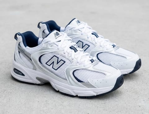 New Balance 530 Sneakers - White/Navy/Silver