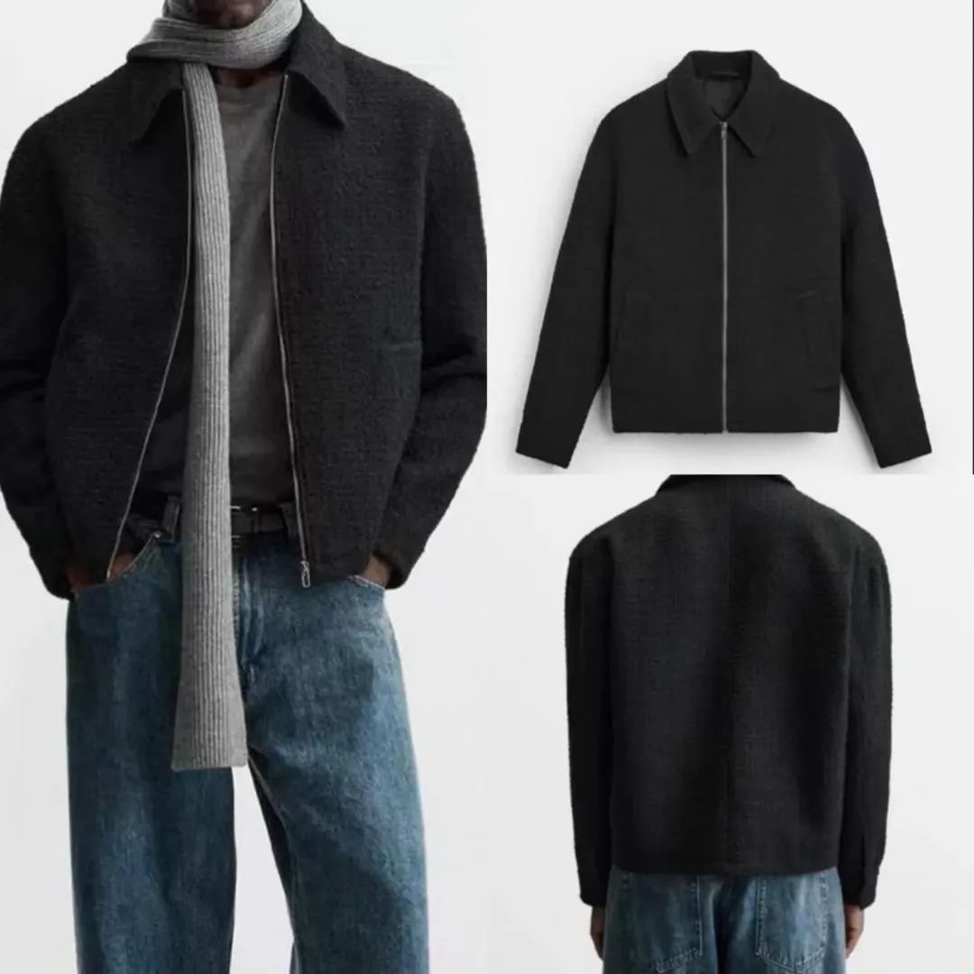 "Stone Wash" Denim Trucker Jacket — Light Blue image