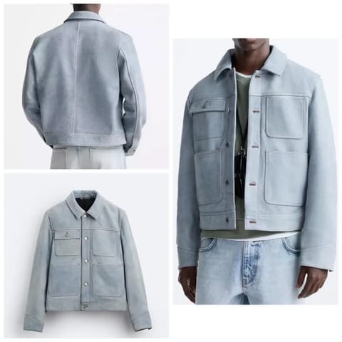 Wool-Blend Overshirt (Shacket) — "Taupe"