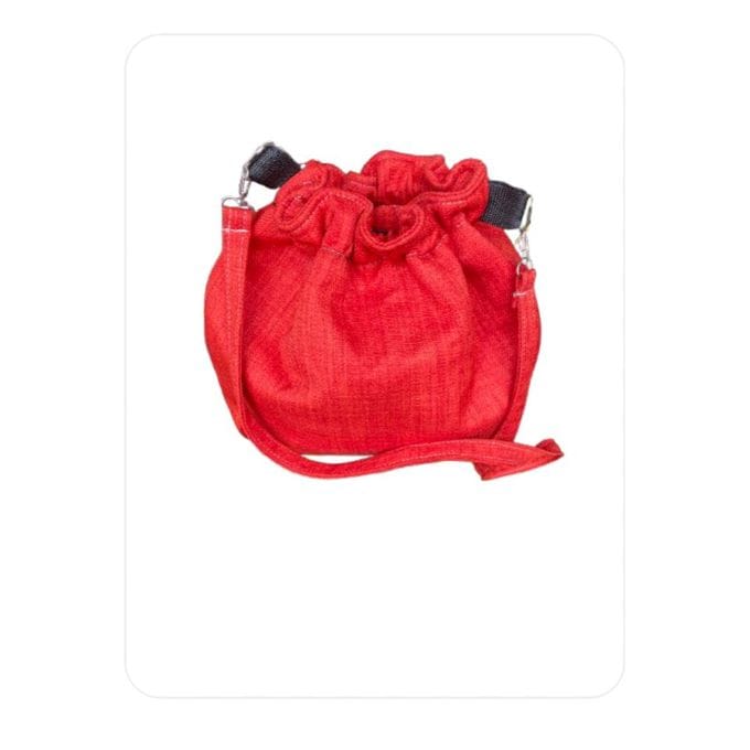 BURNT ORANGE LARGE CAPACITY BUCKET BAG. second image