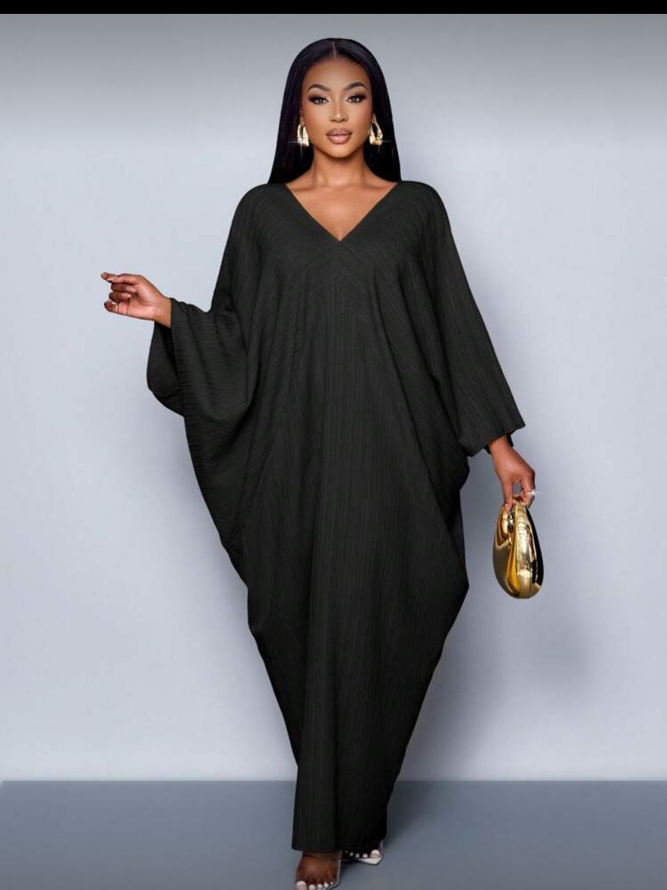 ZARA PLAIN COLOUR KAFTAN image