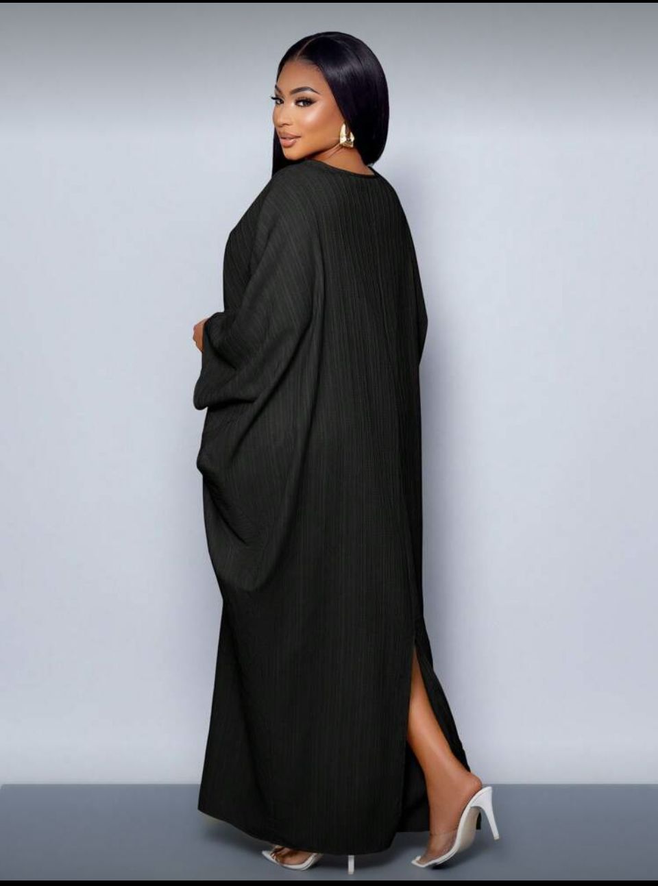 ZARA PLAIN COLOUR KAFTAN Image