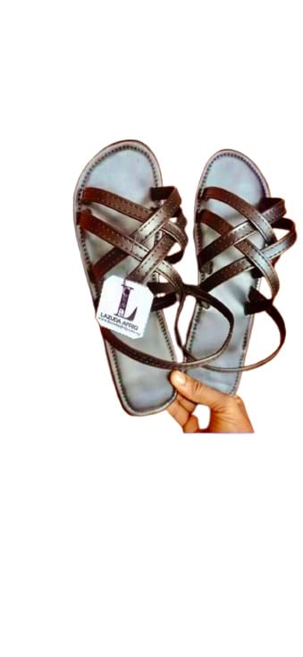 OPEN TOE AMAKA FLAT SANDALS second image