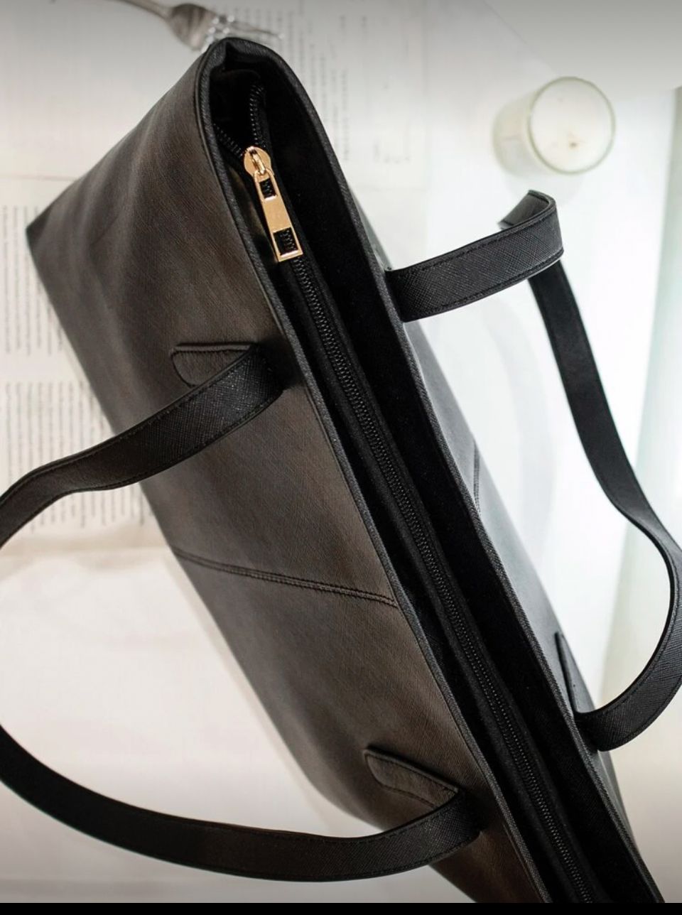 ADANNA BLACK SHOULDER BAG Image