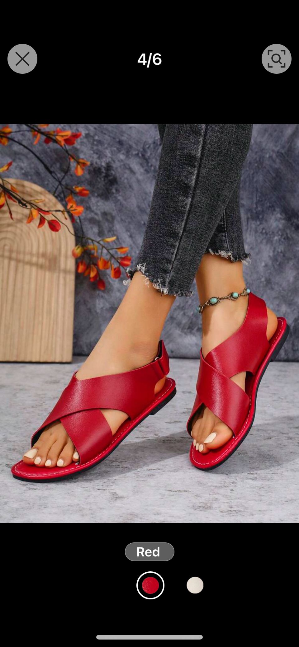 NEW SUMMER CRISSCROSS STRAP SANDALS Image