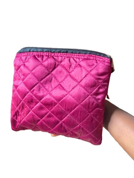 SATIN QUILTED PURSE image