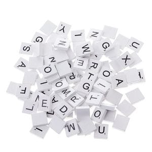Coloured Scrabble Tiles Image