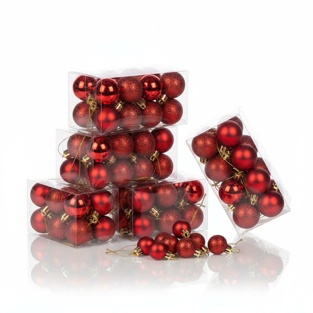 24pcs BAUBLES/ORNAMENTS Image