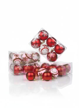 6 PCS BAUBLES/ORNAMENTS image