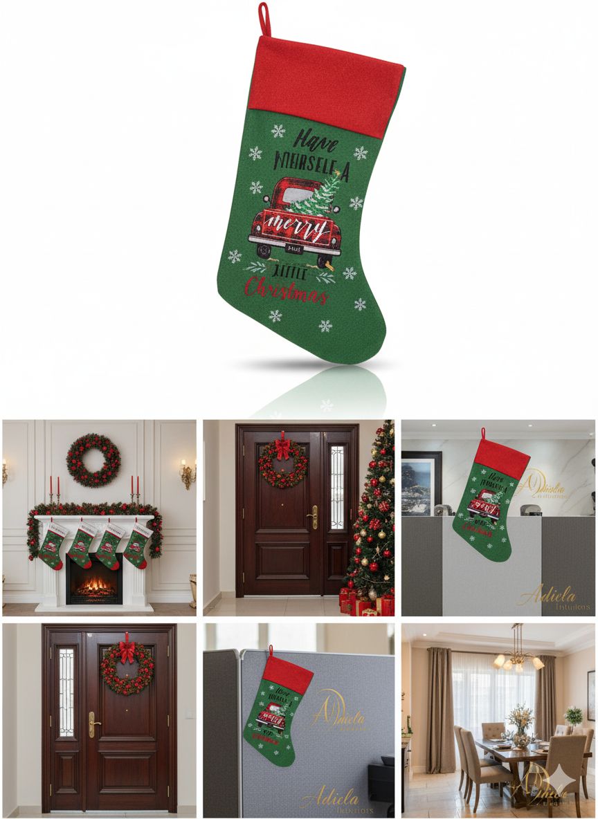 SANTA STOCKINGS FOR CHRISTMAS DECORATION Image