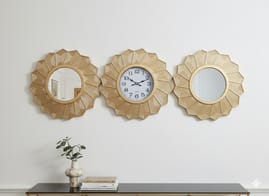 3in1 Mirror & Clock Set image