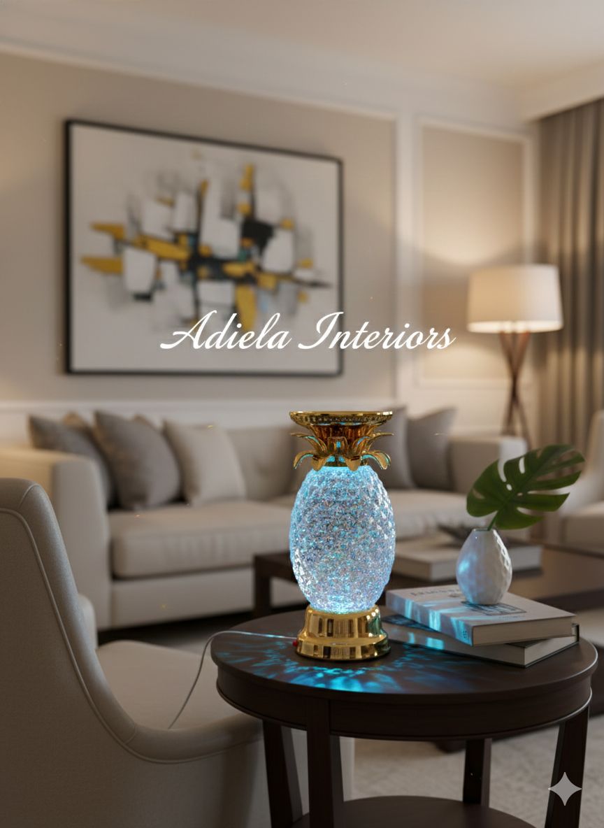 Pineapple Design Crystal Lamp Image