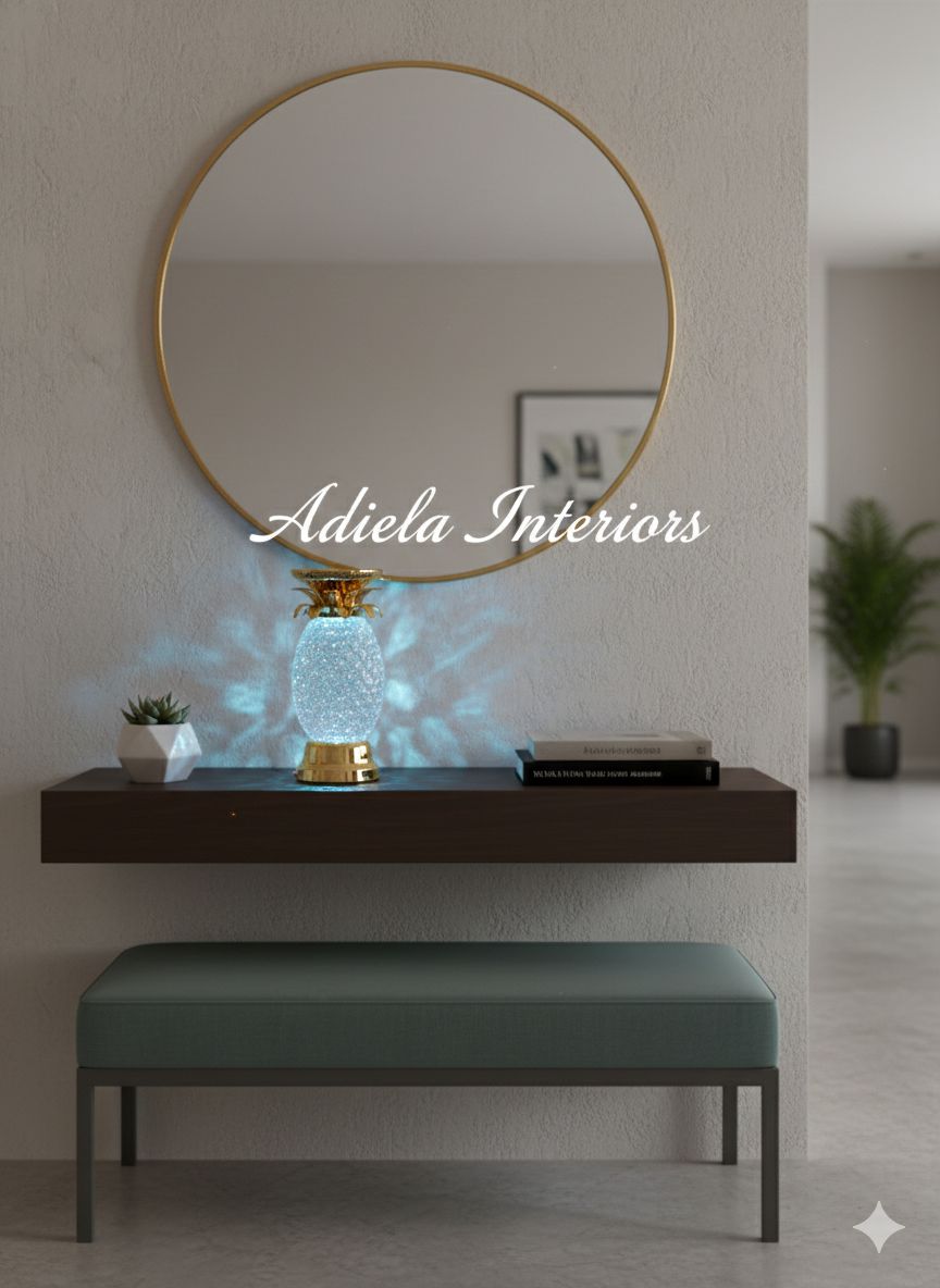 Pineapple Design Crystal Lamp second image