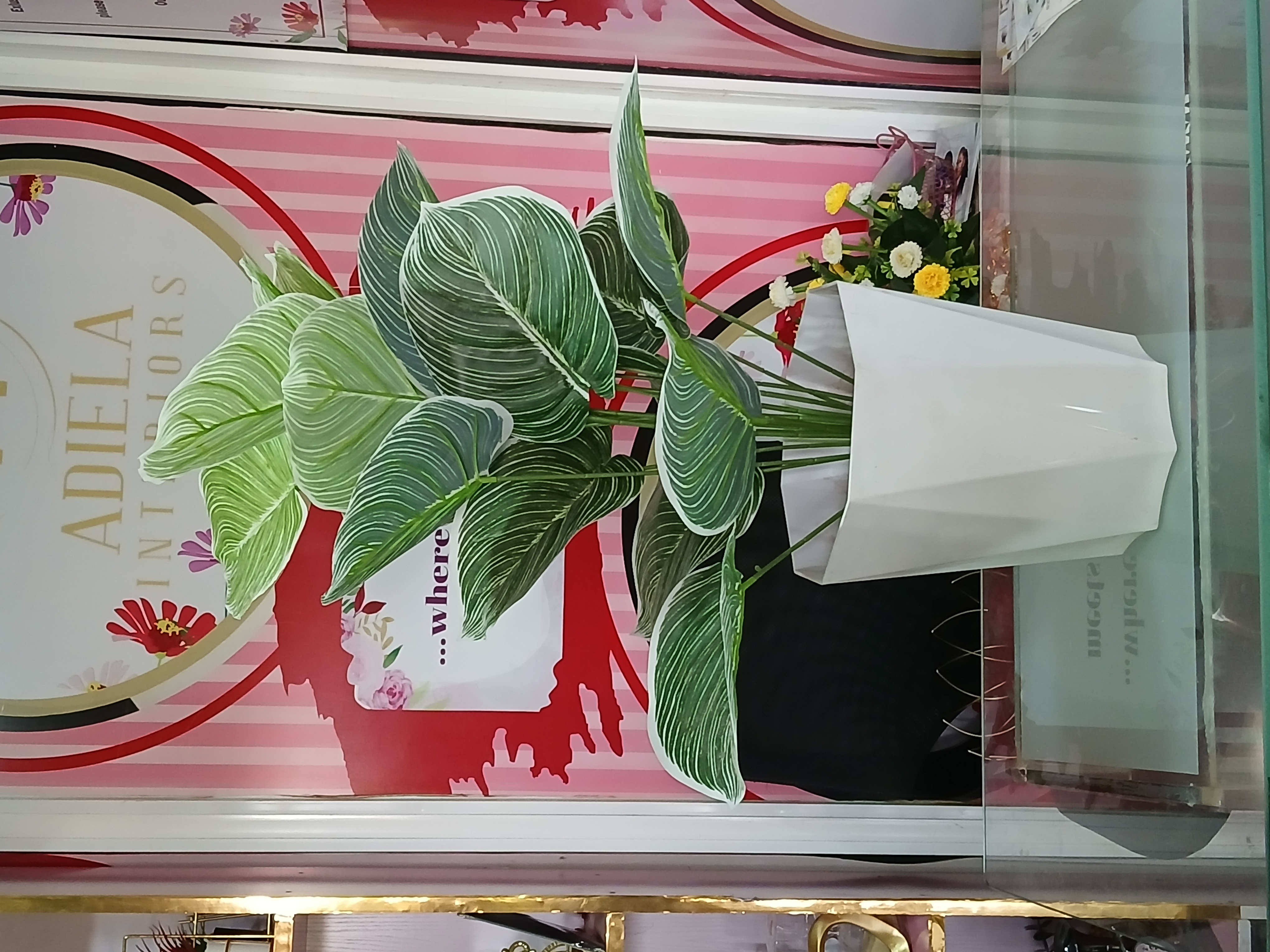 Bunch Tree In Plastic Vase Image