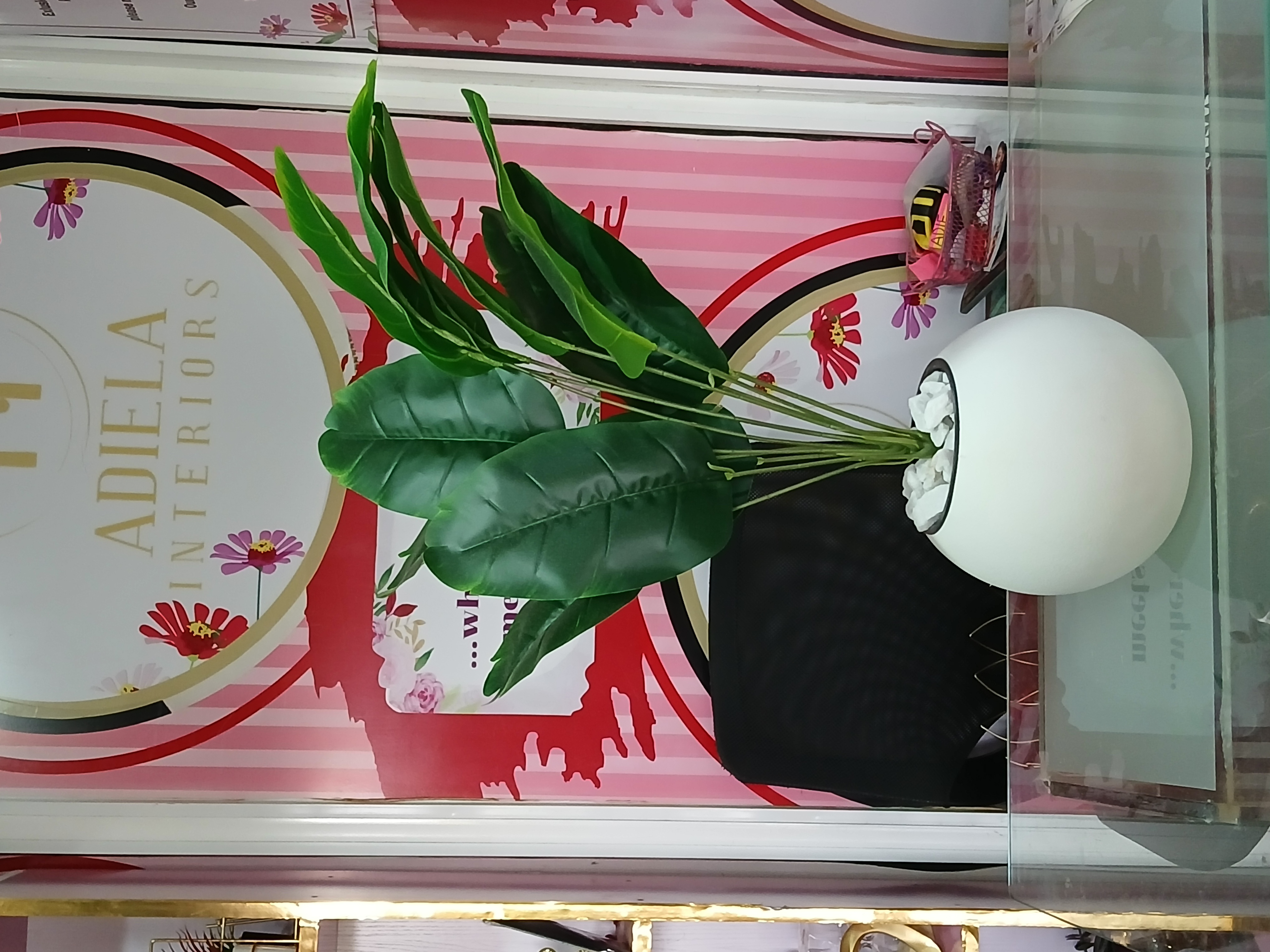 Bunch Tree In Plastic Vase Image