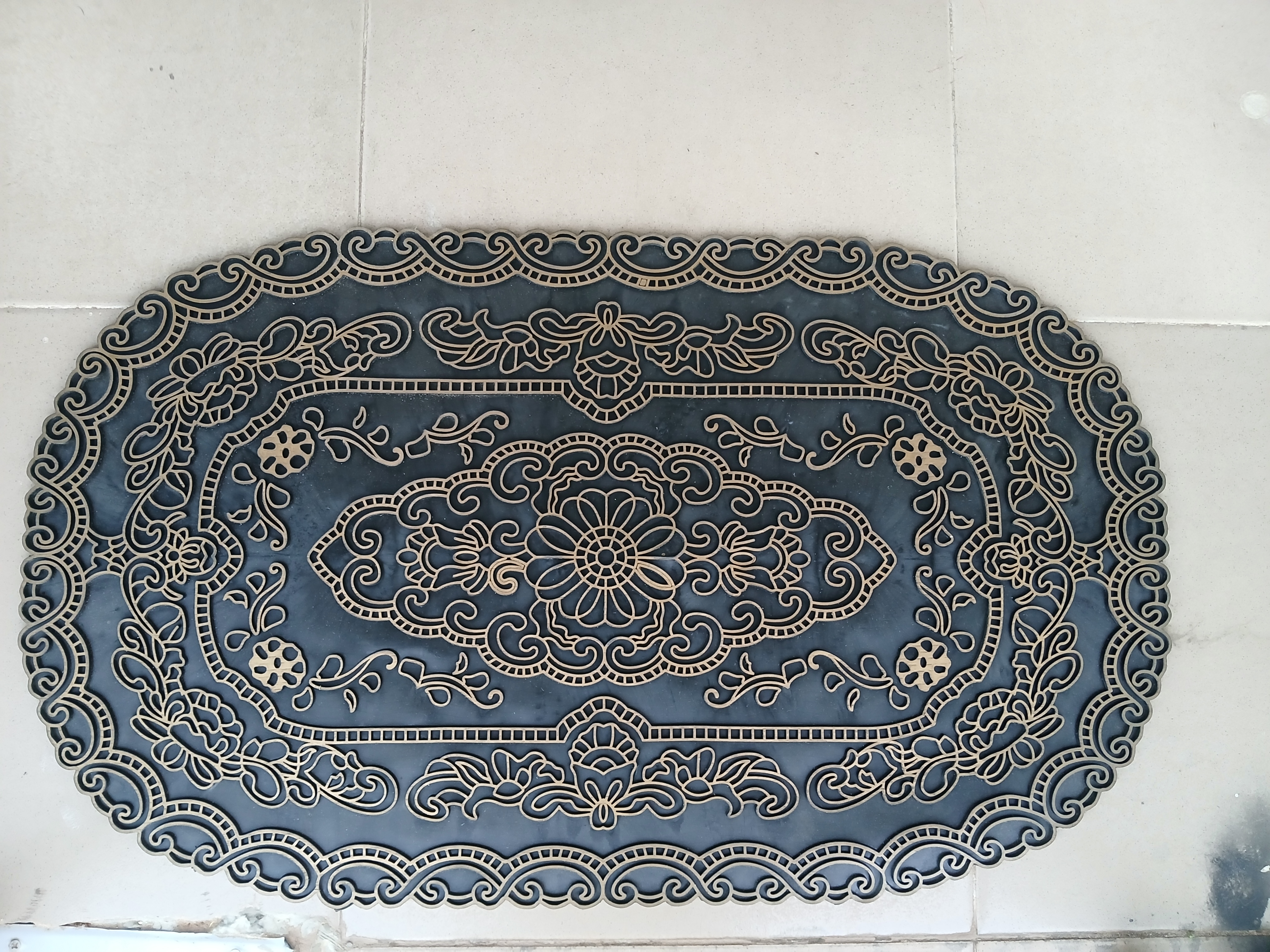 Vintage Design Door Mat Image