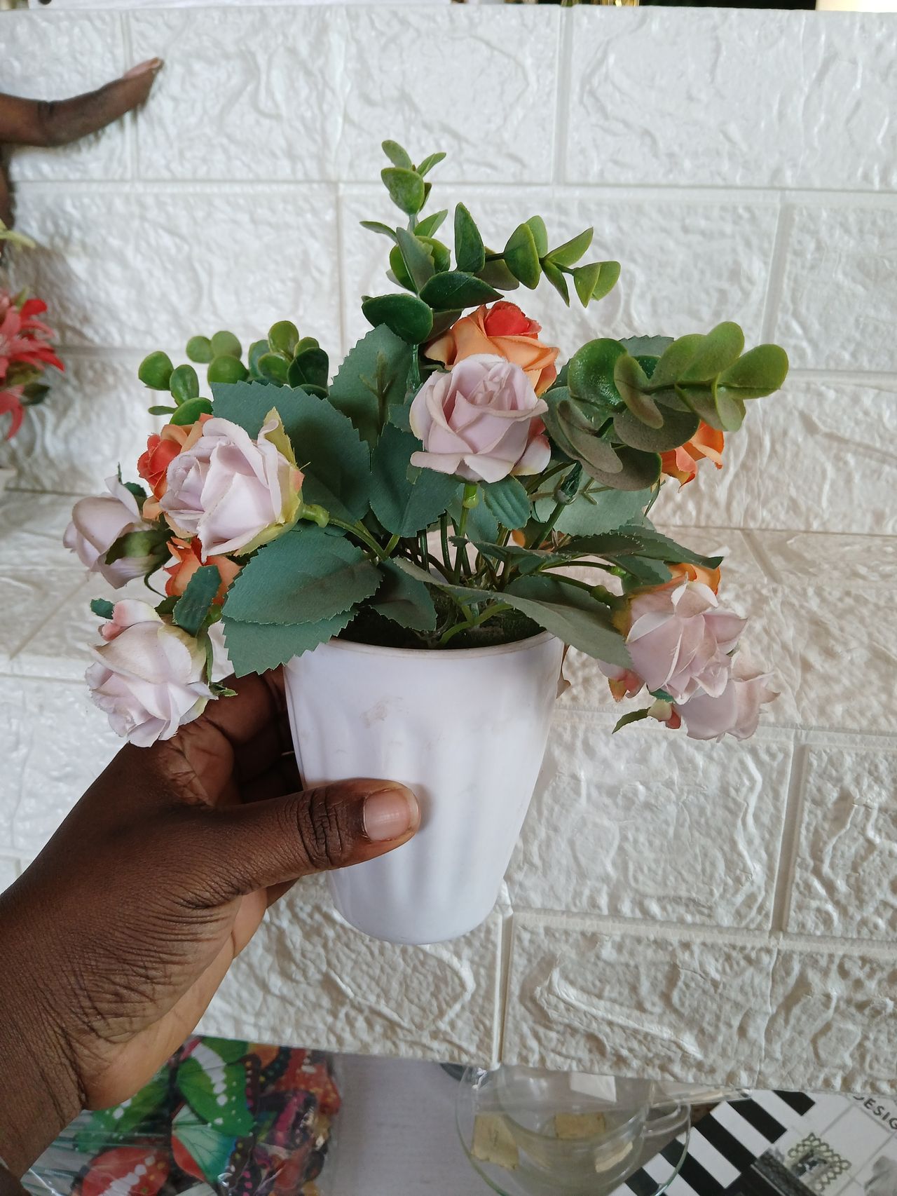 Potted Flower Vase Image