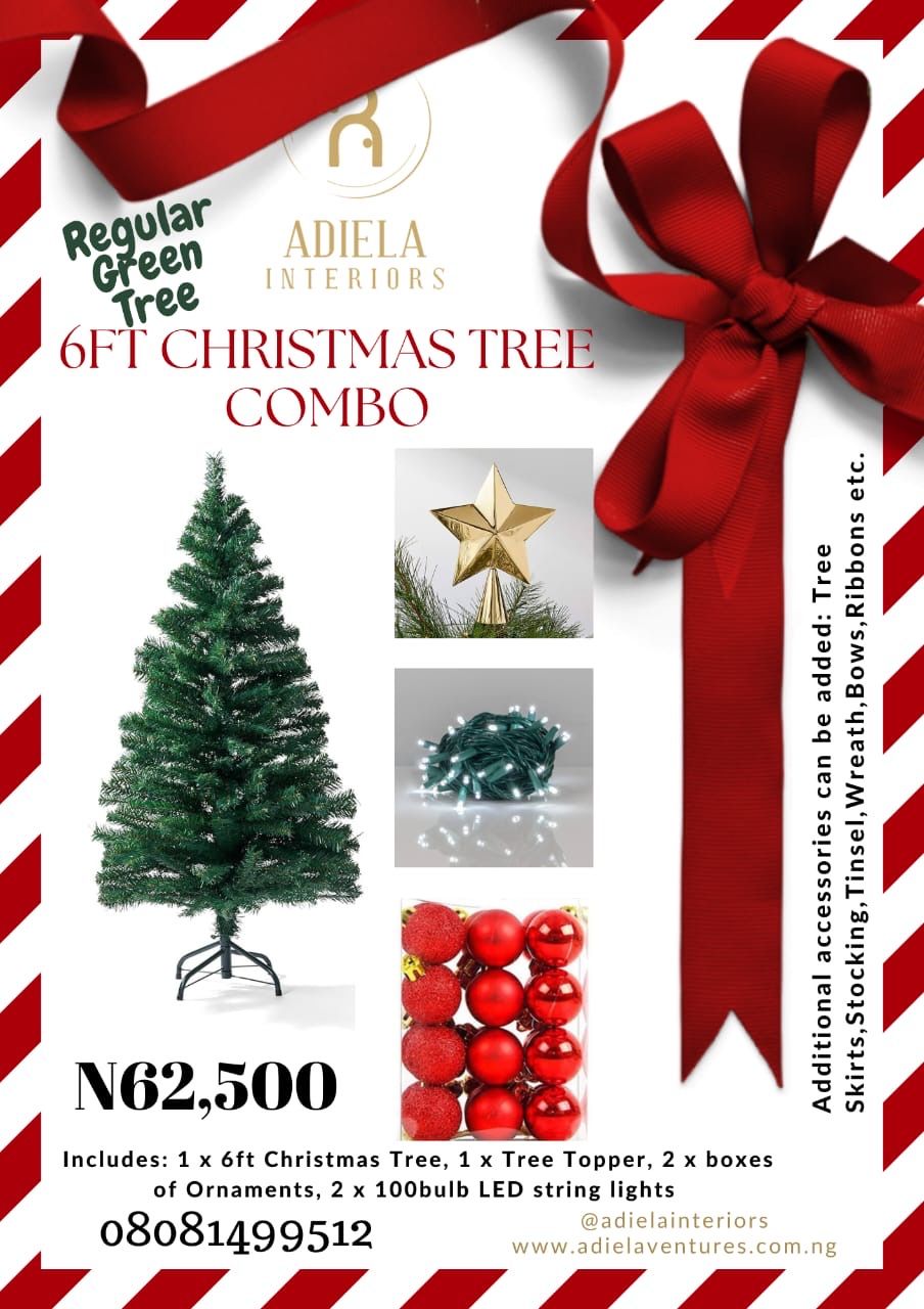 6ft Christmas Tree Combo image