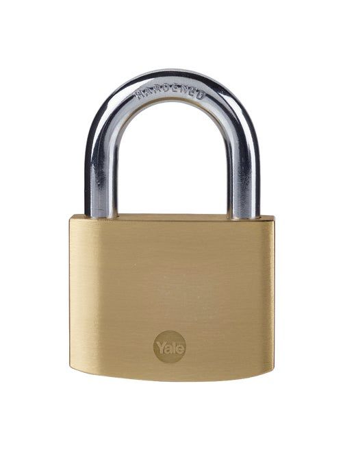 60mm Yale Essential Brass Padlock  YE1/60 Image