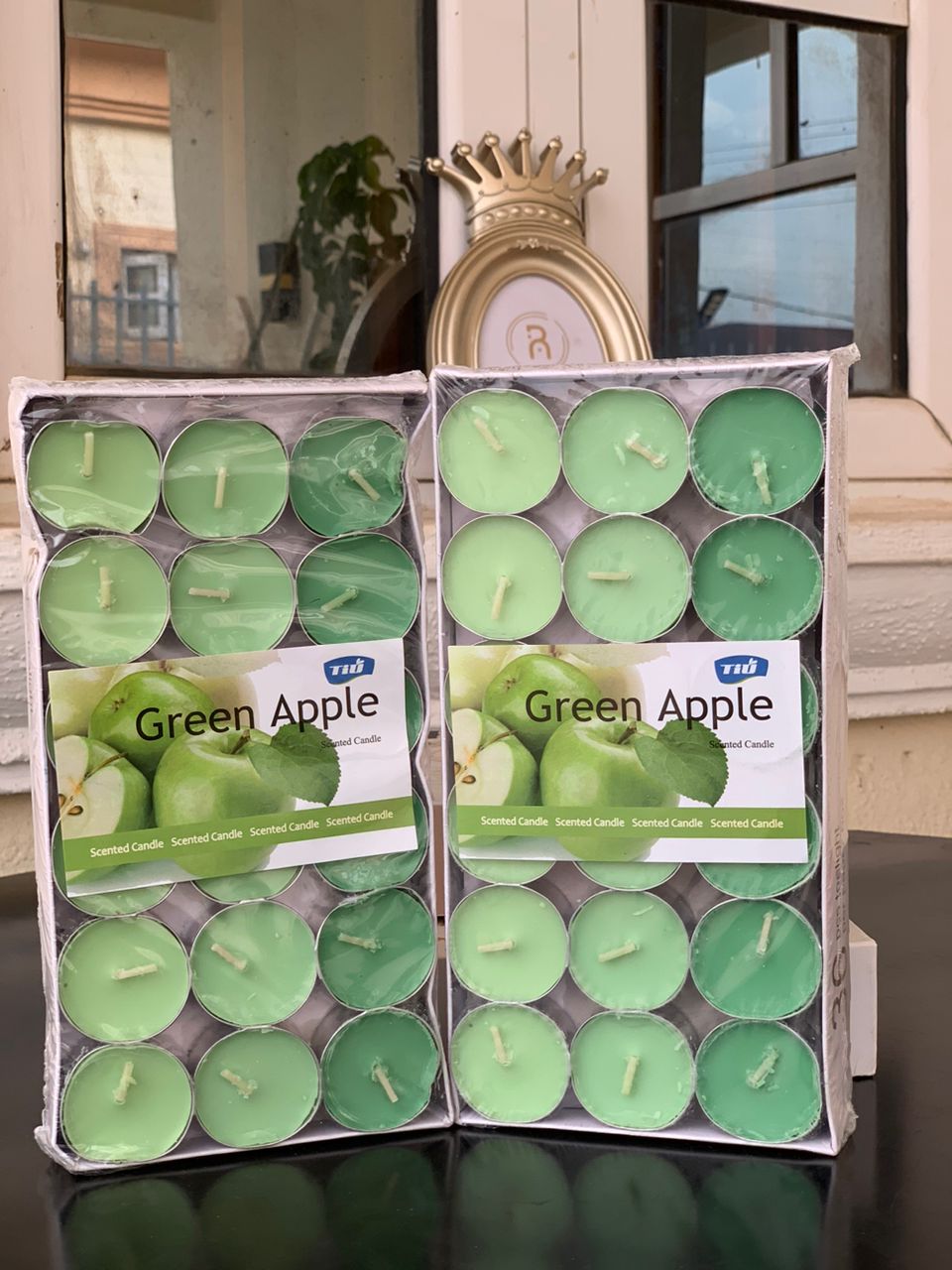 36pcs Tealight Scented Candles_Green Apple Image
