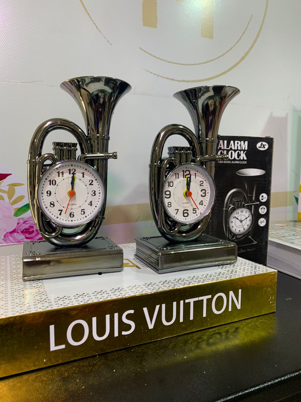Trumpet Alarm Clock Image