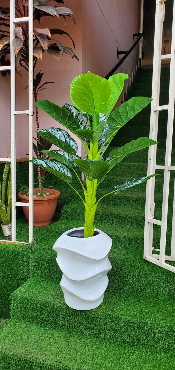Artificial Tree In Fibre Planter Image
