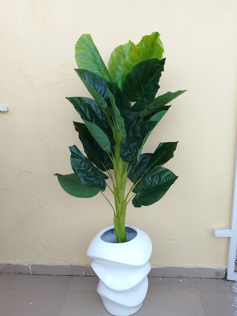 Artificial Tree In Fibre Planter Image