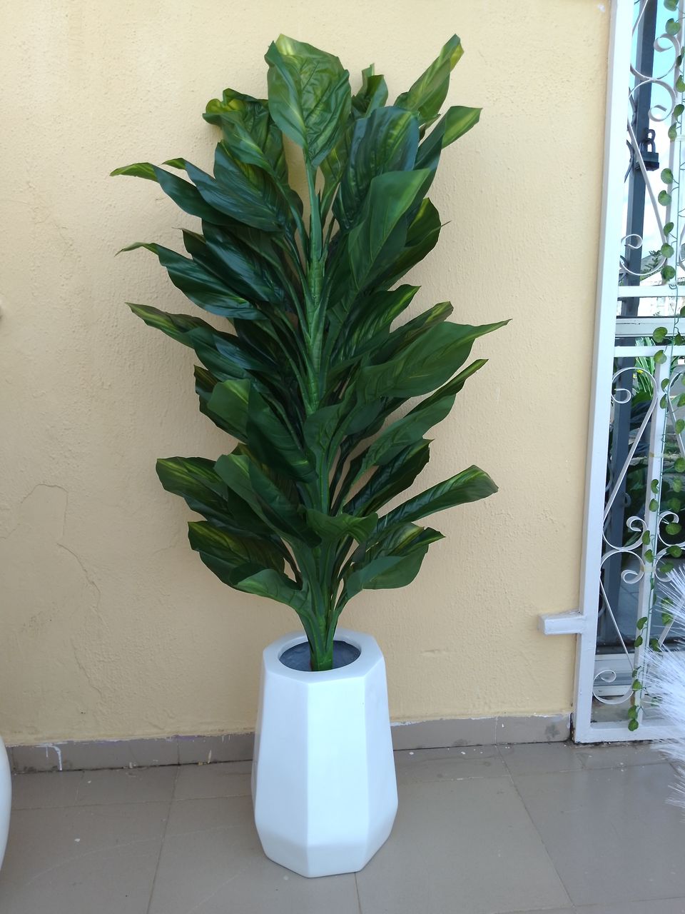Artificial Tree In Fibre Planter Image