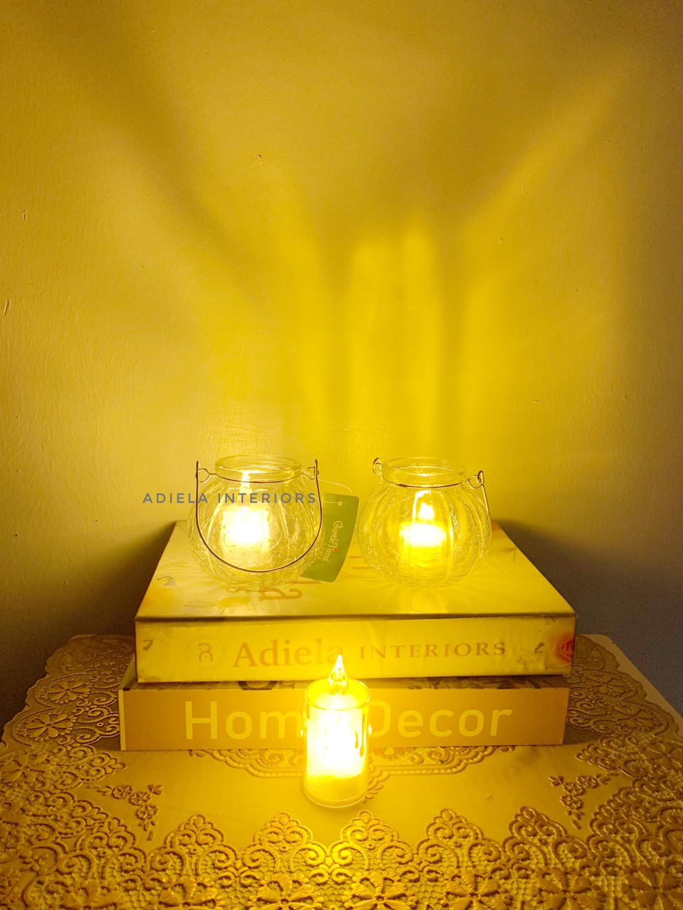 Lamp Holder With Led Candle Image