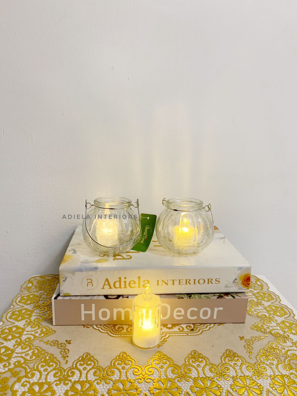 Lamp Holder With Led Candle Image