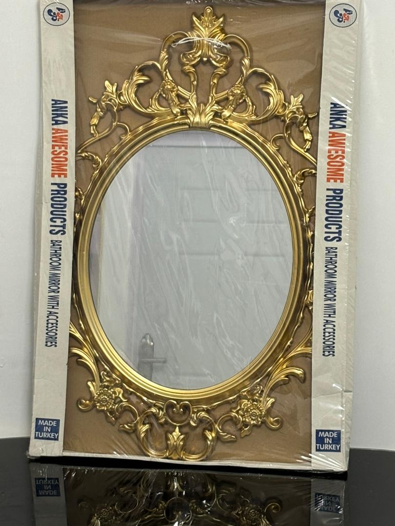 Gold Frame Console Mirror Image