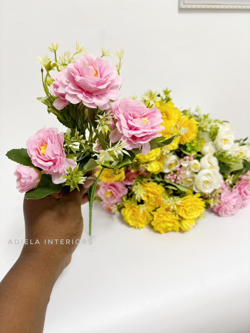 Peony Flower Bunch Image