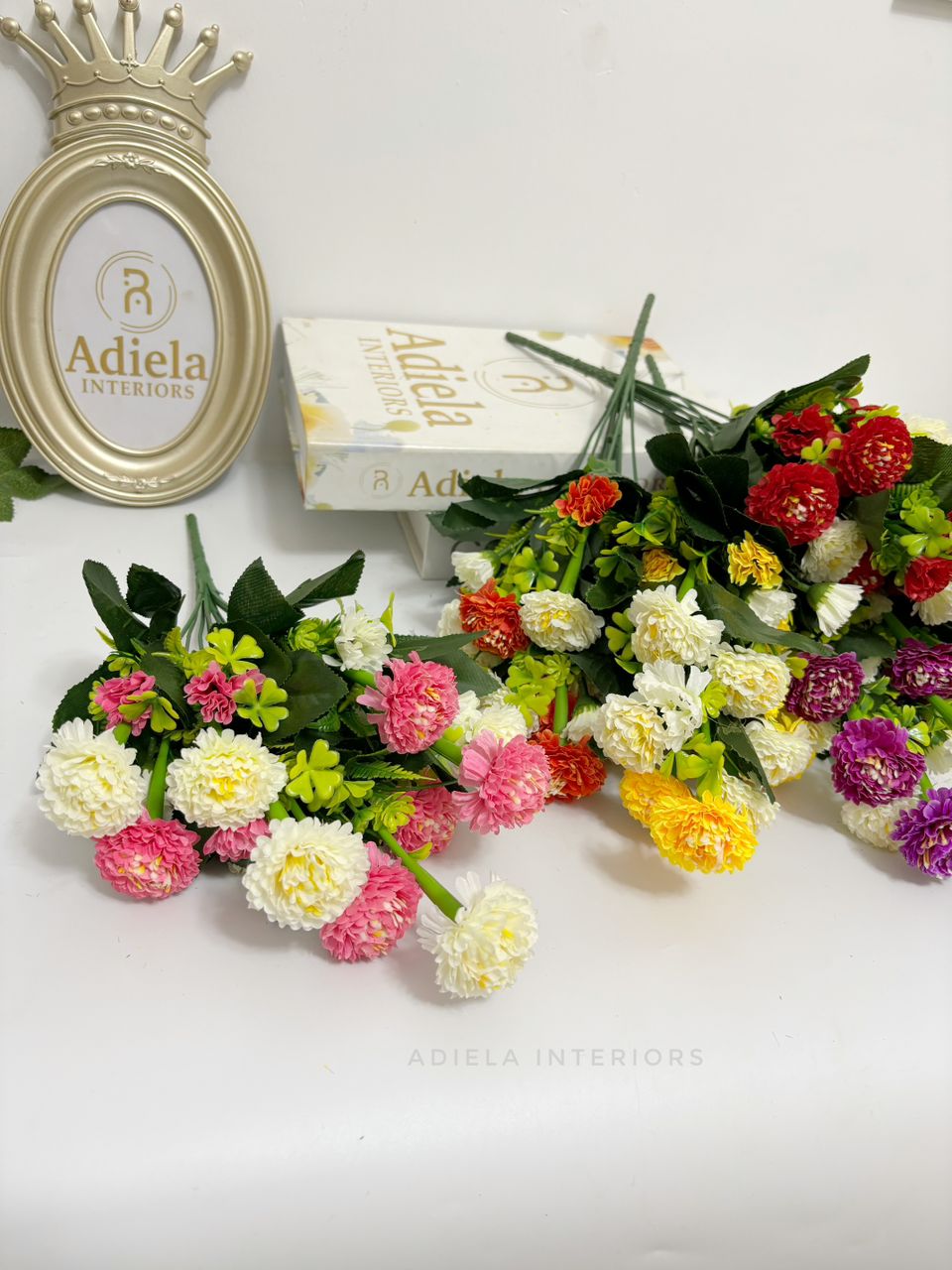 Peony Flower Bunch Design 4 Image