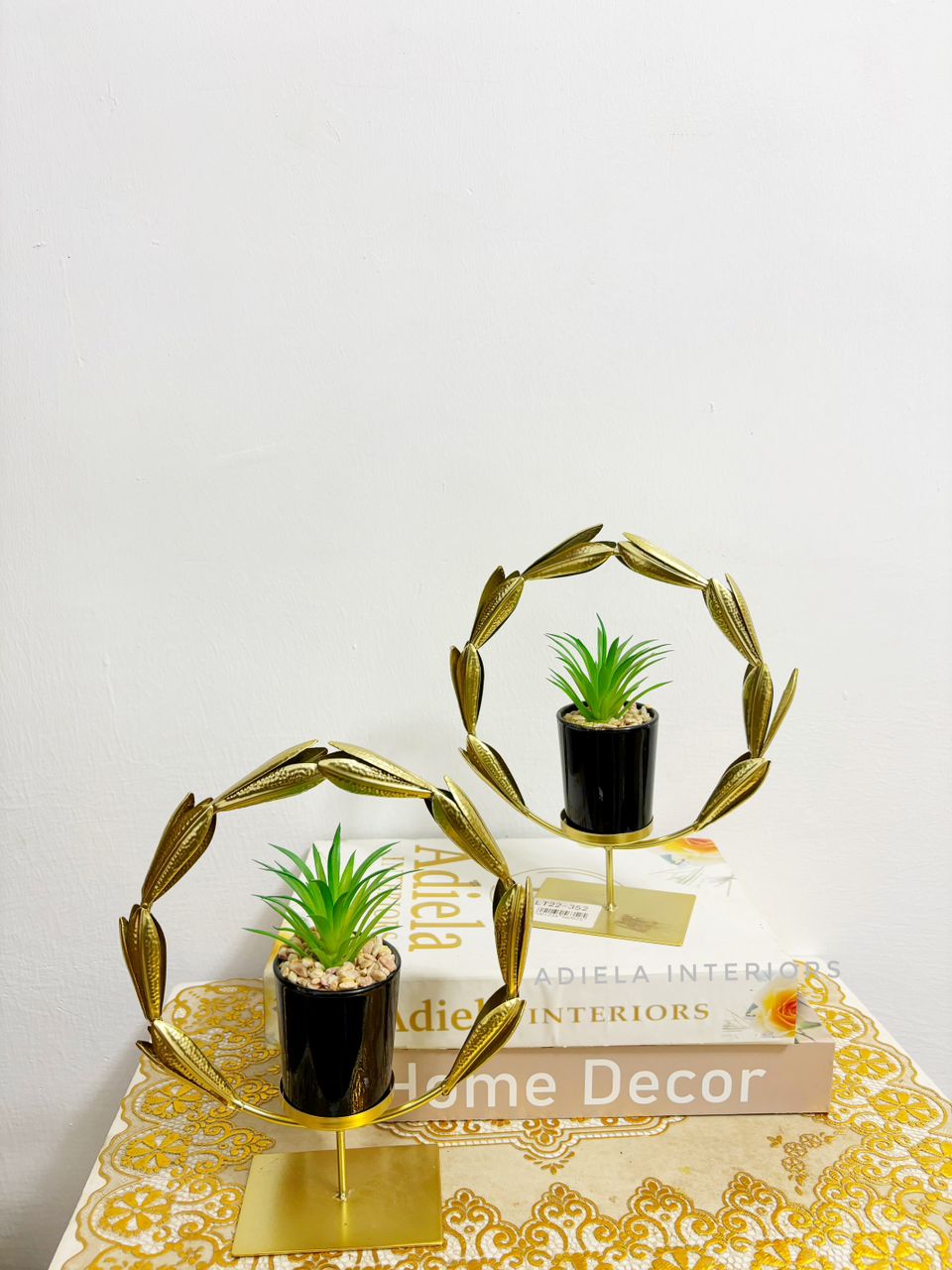 Nordic Caged Flower Decor Image