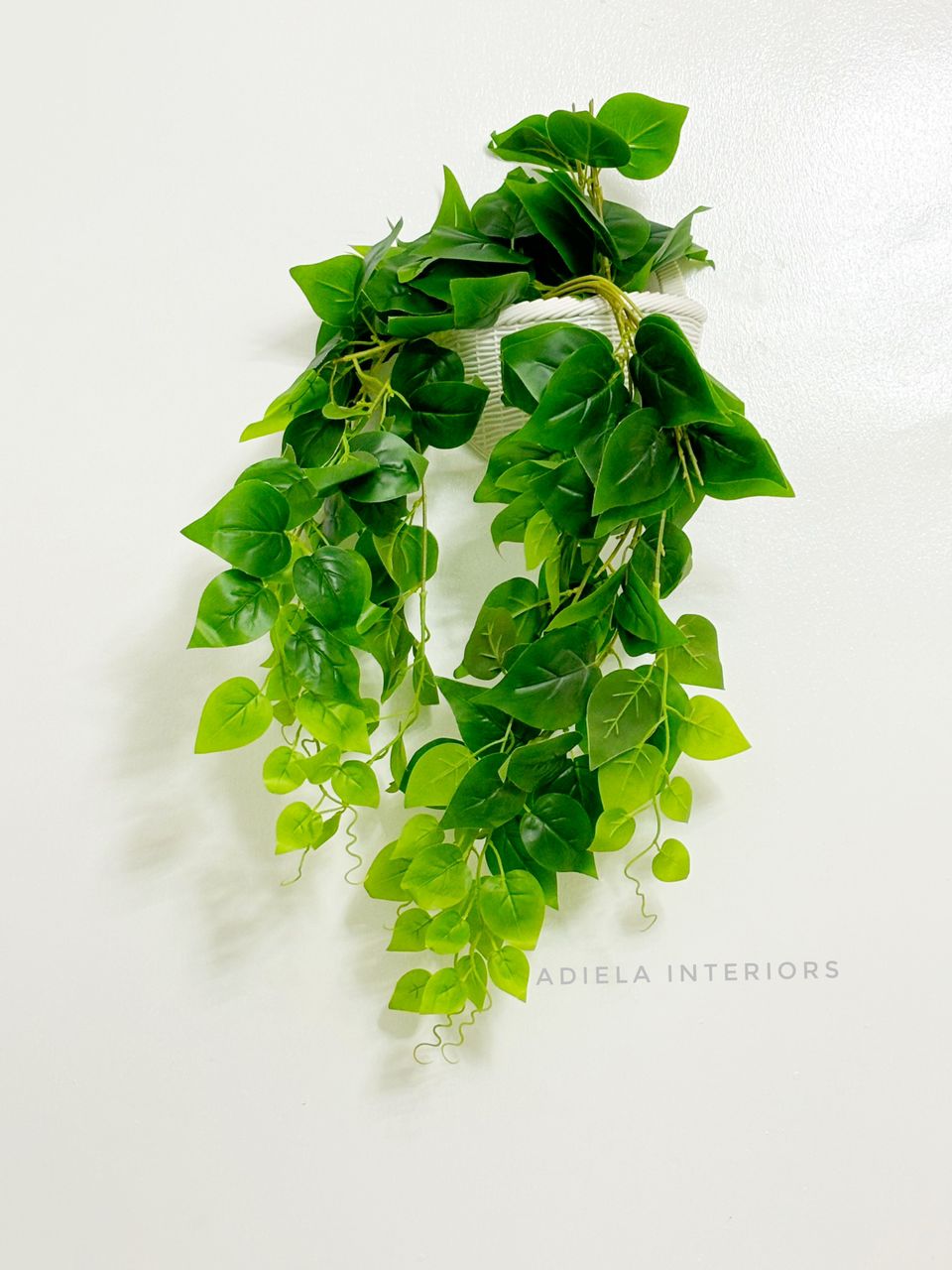 Artificial Flower In Plastic Wall Vase Image