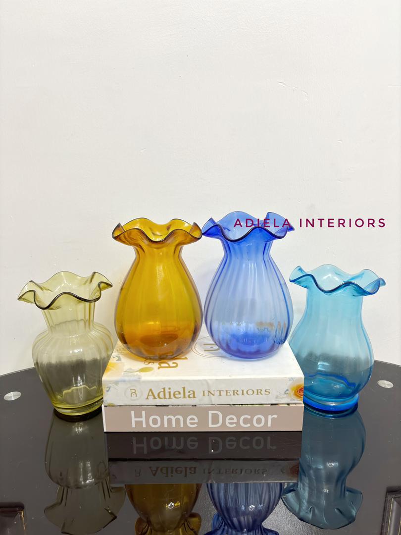 Decorative Glass Vase 7.5 Inches Image