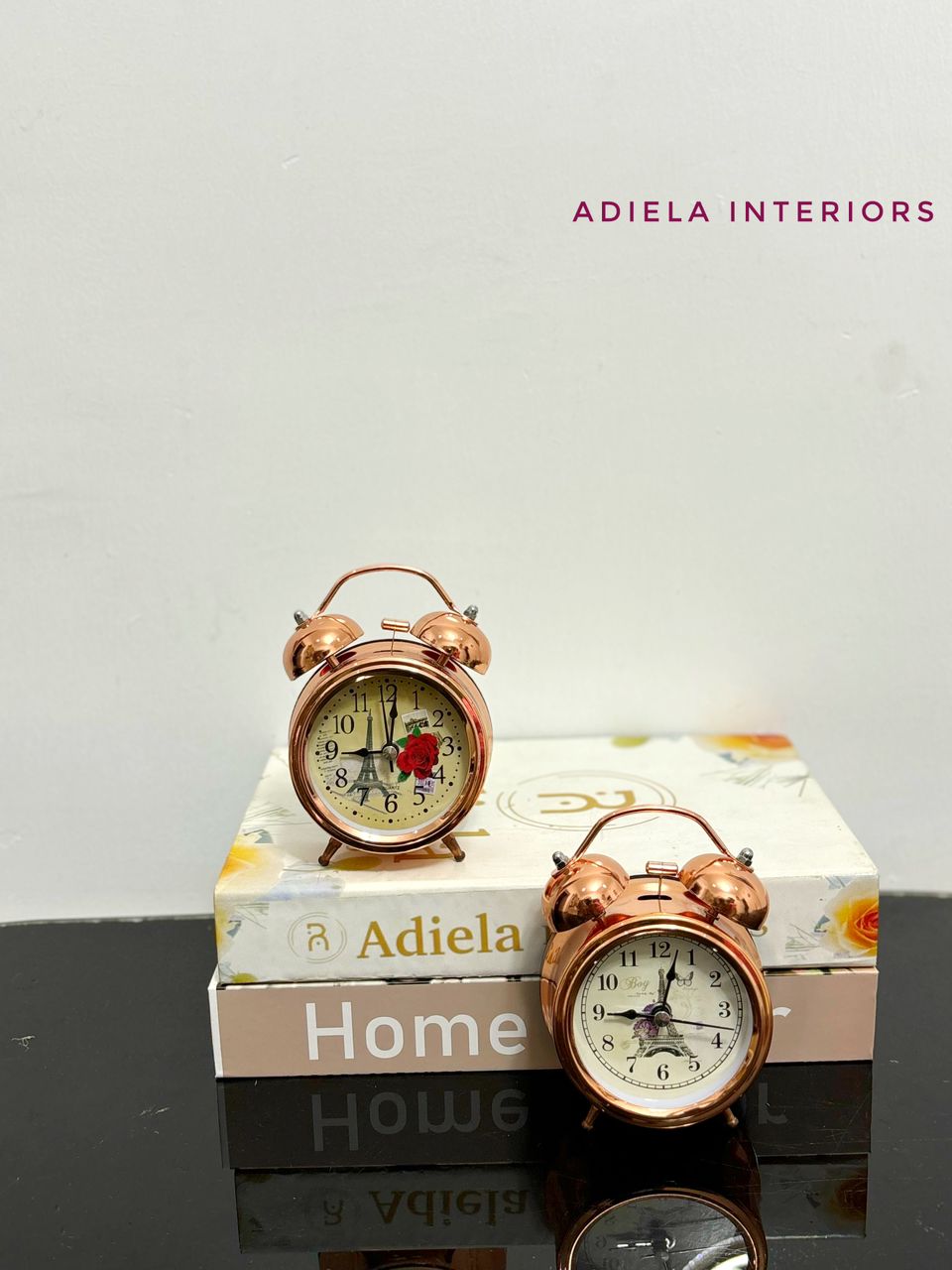 Rose Gold Twin Bell Alarm Image