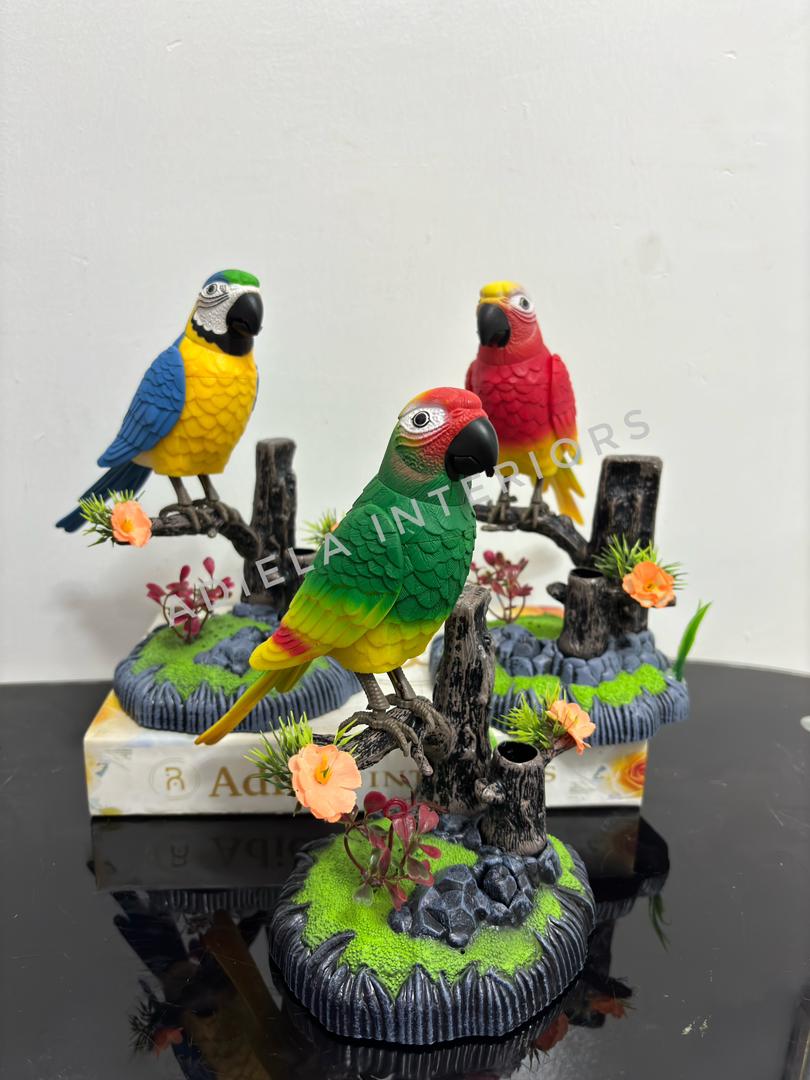 Singing Parrot Decor Image