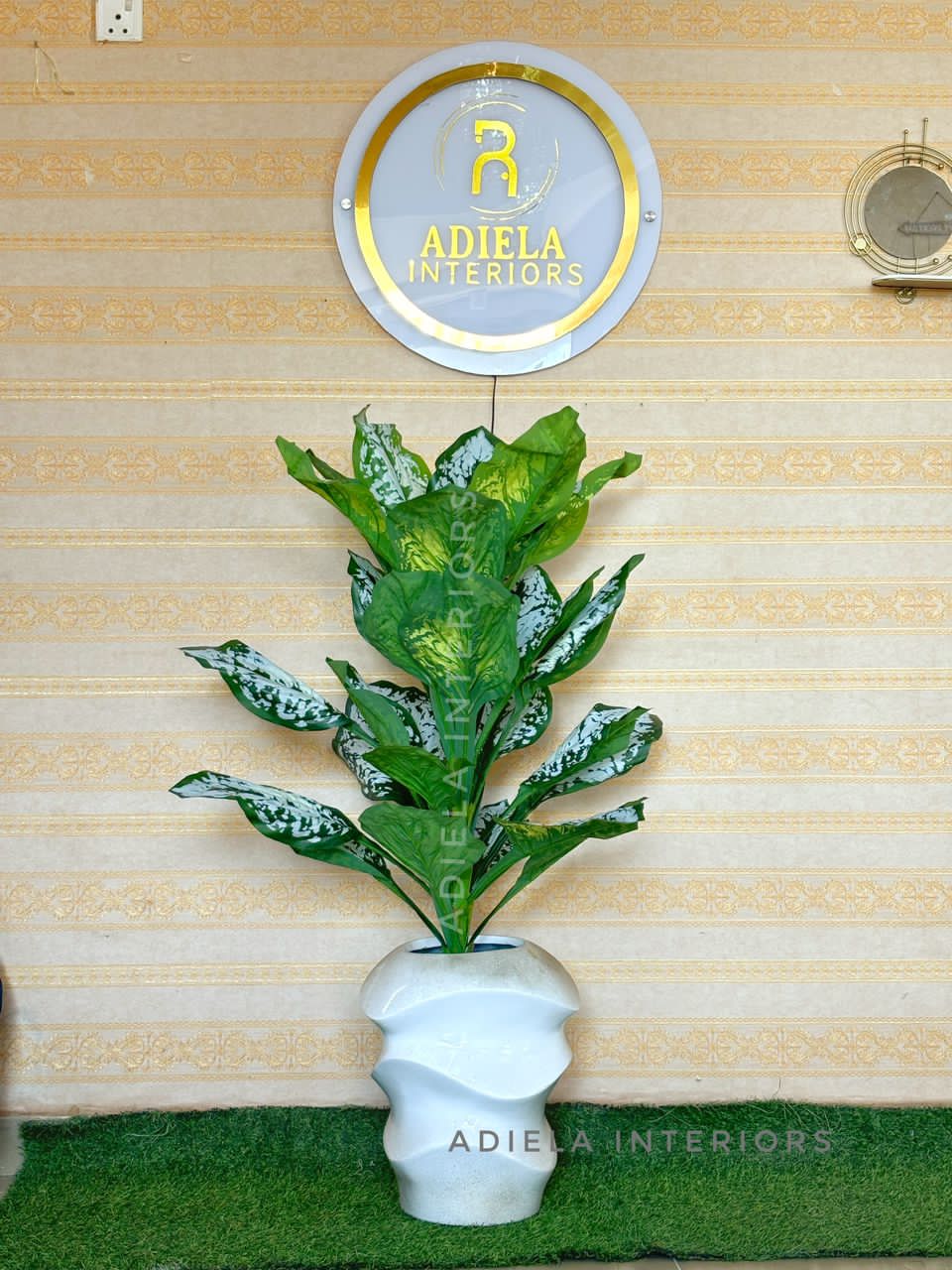 Artificial Tree In Fibre Planter Image