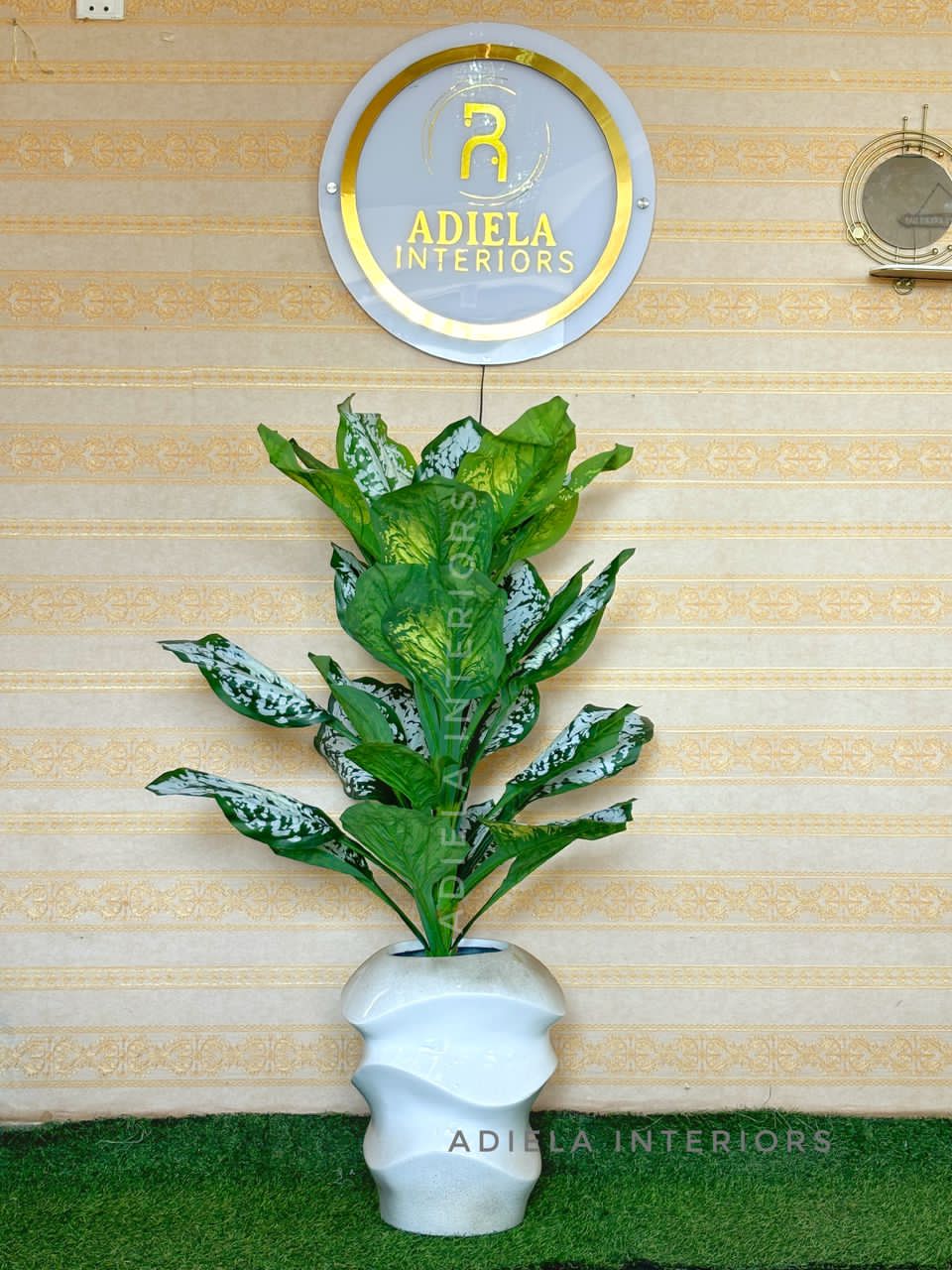 Artificial Tree In Fibre Planter Image