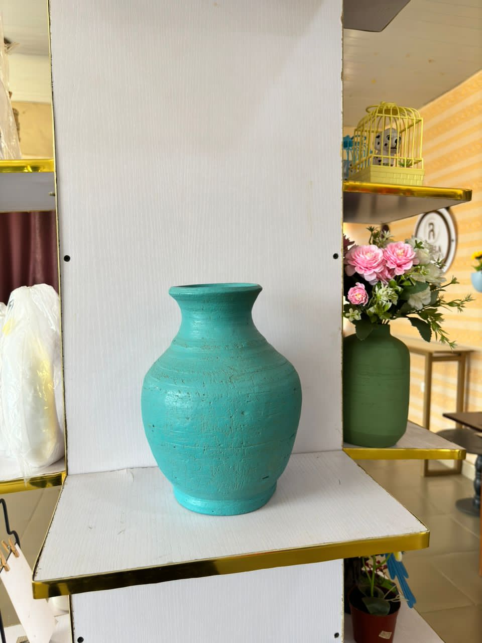 Blue Ceramic Vase Image