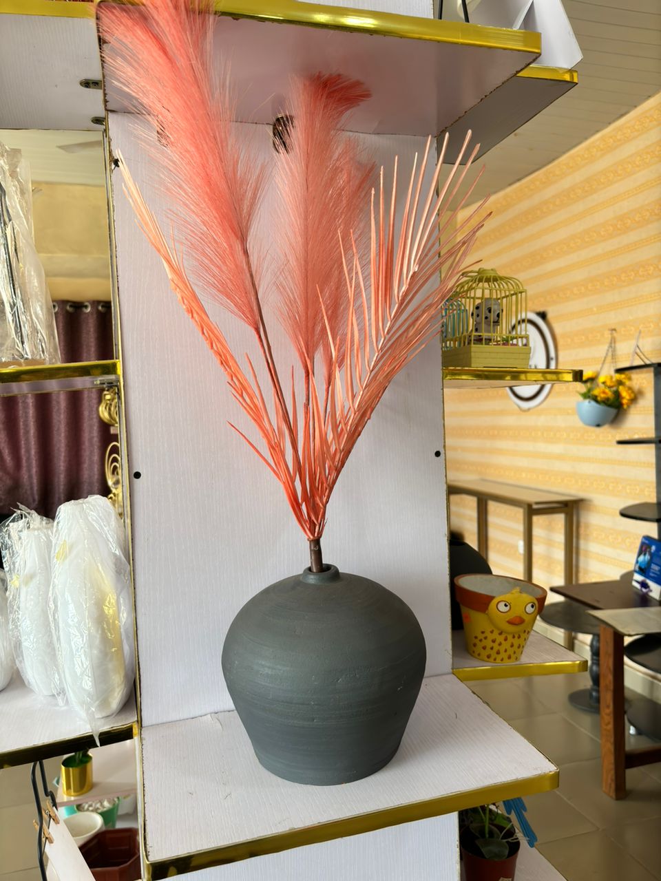 Artificial Flower in ceramic Vase Image