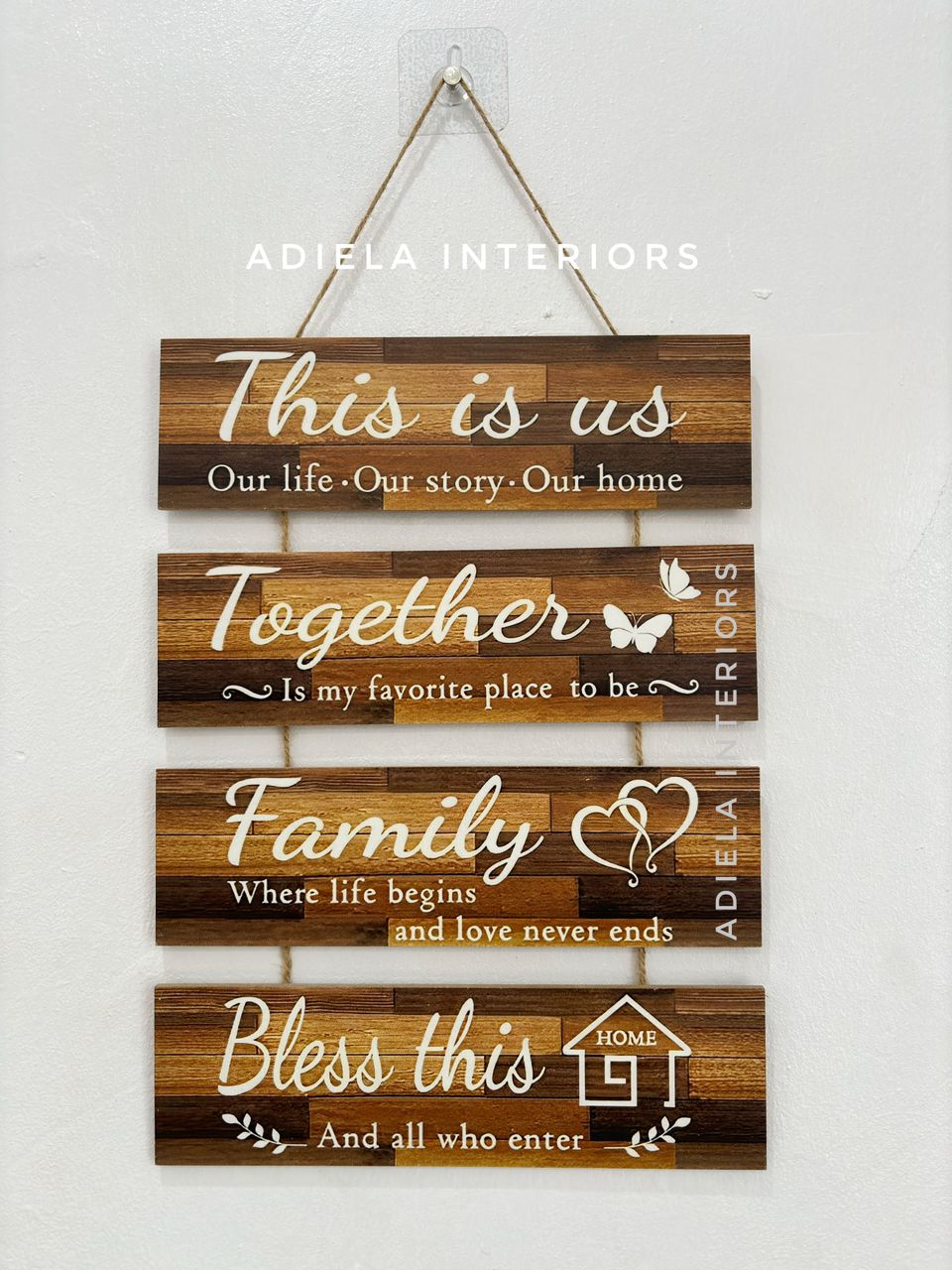 Wall Hanging Wooden Plaque Image