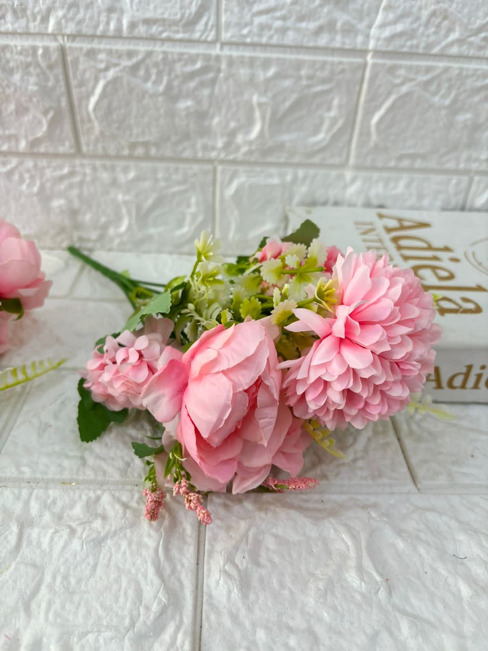 Artificial Peony Bunch Image