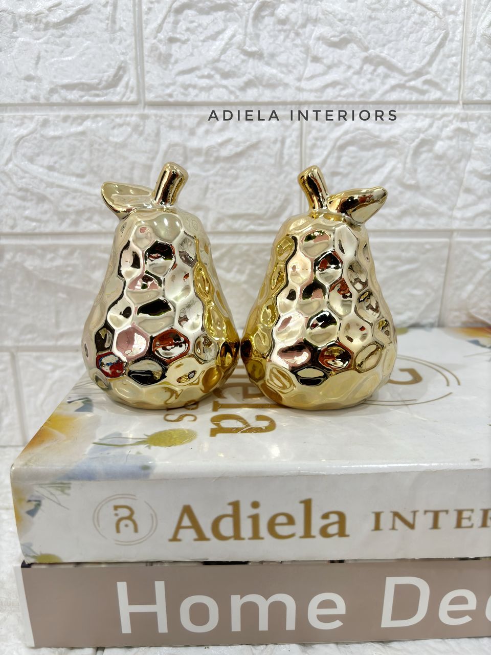 Dimple Pear Ceramic Decor Image