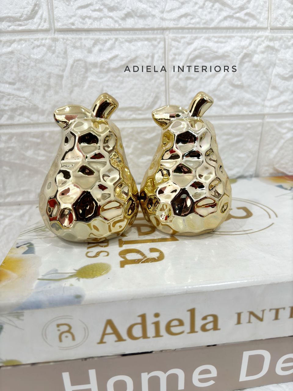 Dimple Pear Ceramic Decor Image